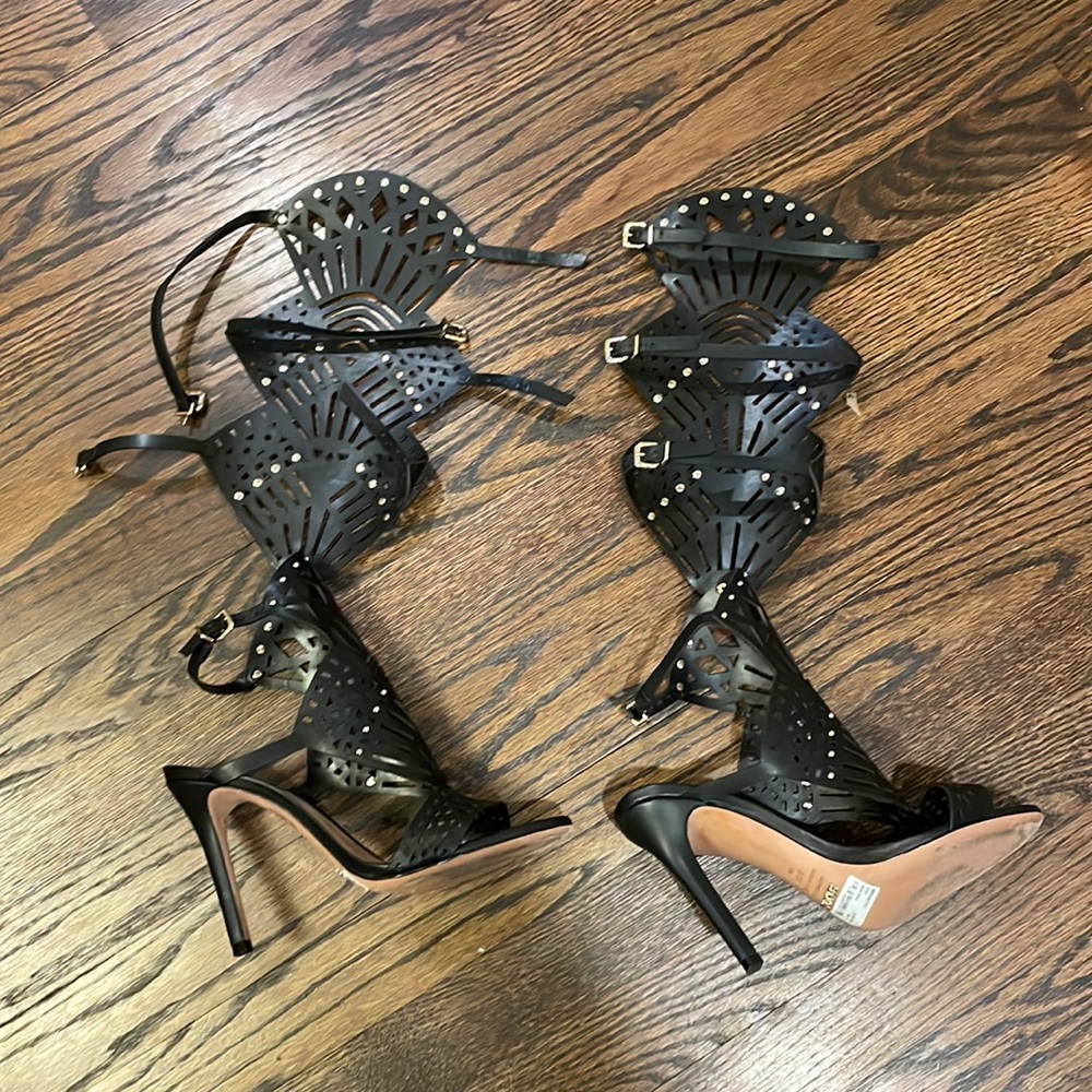 SCHUTZ Brasiliana Convertible Laser-Cut Sandal. NIB - Picture 11 of 16